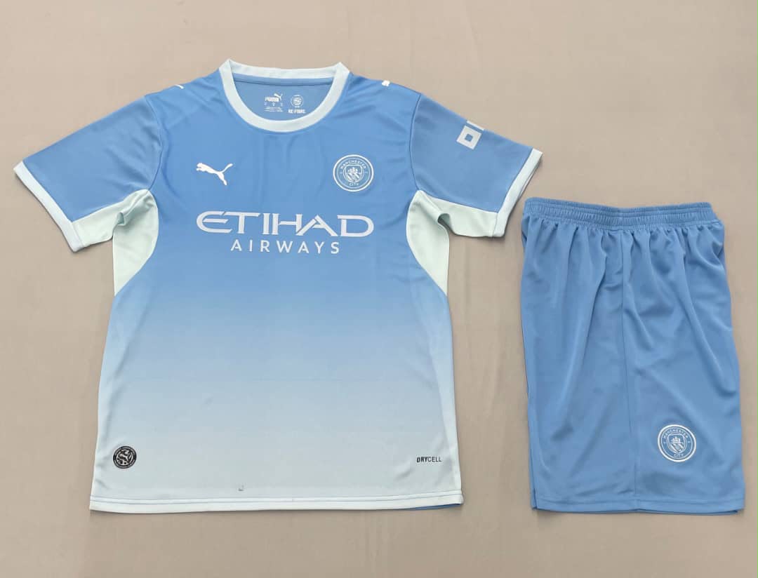Manchester City 2026/27 Home Kit junior version (MASTER EDITION)